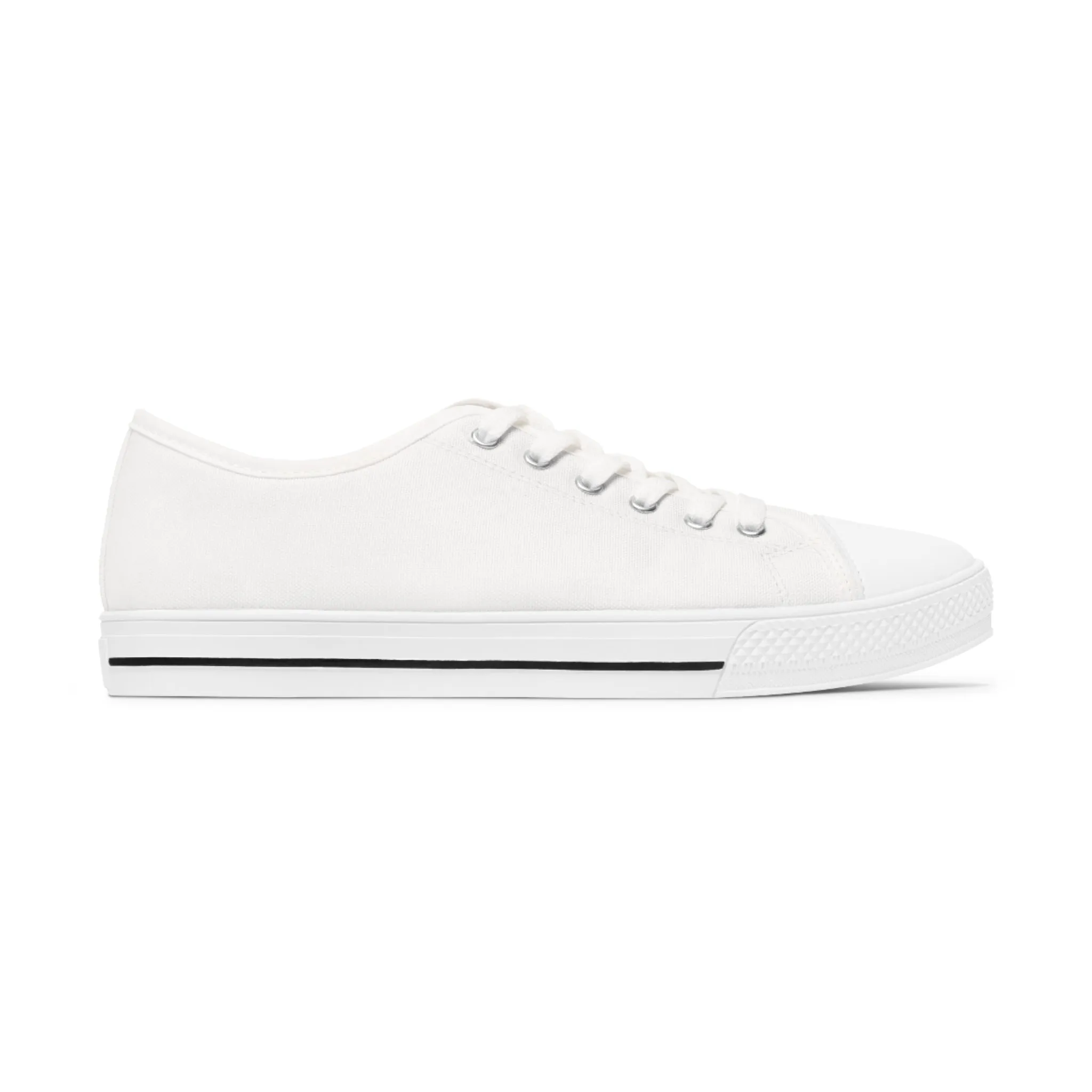 "Life is short. Choose Wisely.®" Women's Low Top Sneakers