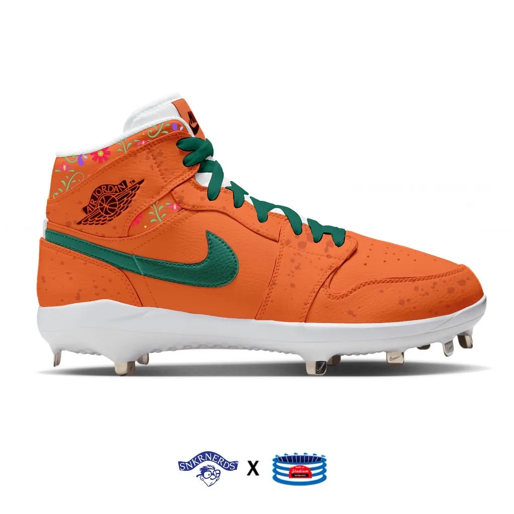 "Orange Soda" Jordan 1 Retro Cleats