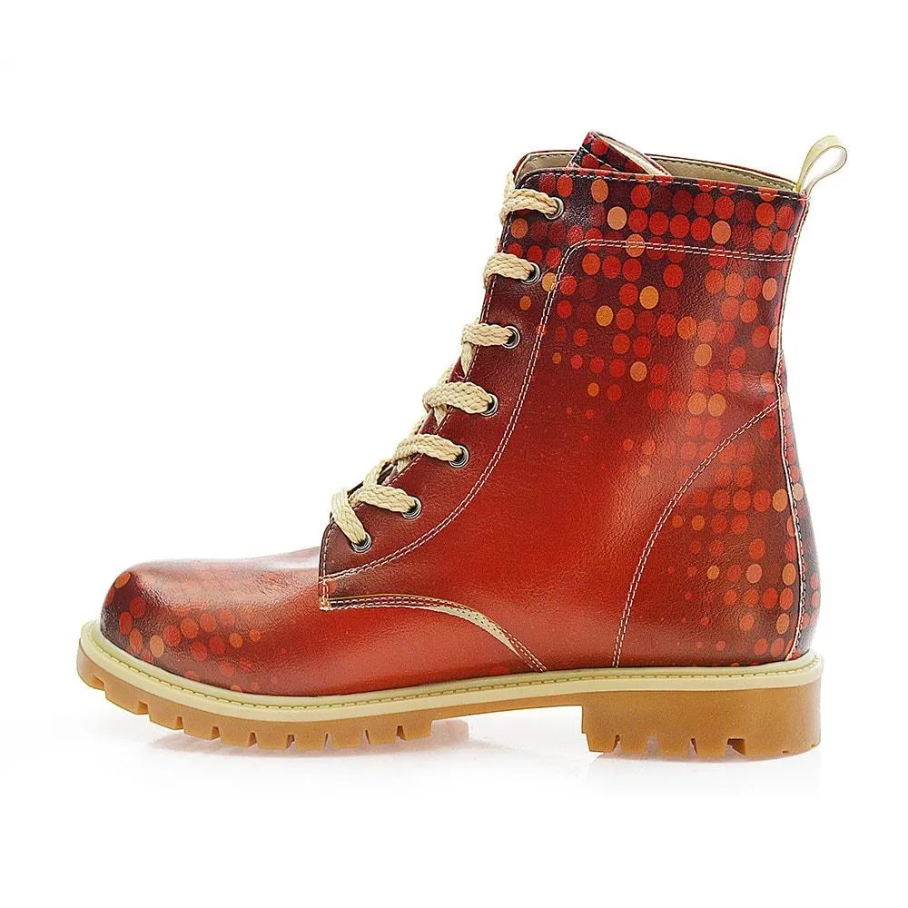 Red Dots Long Boots TMB1019