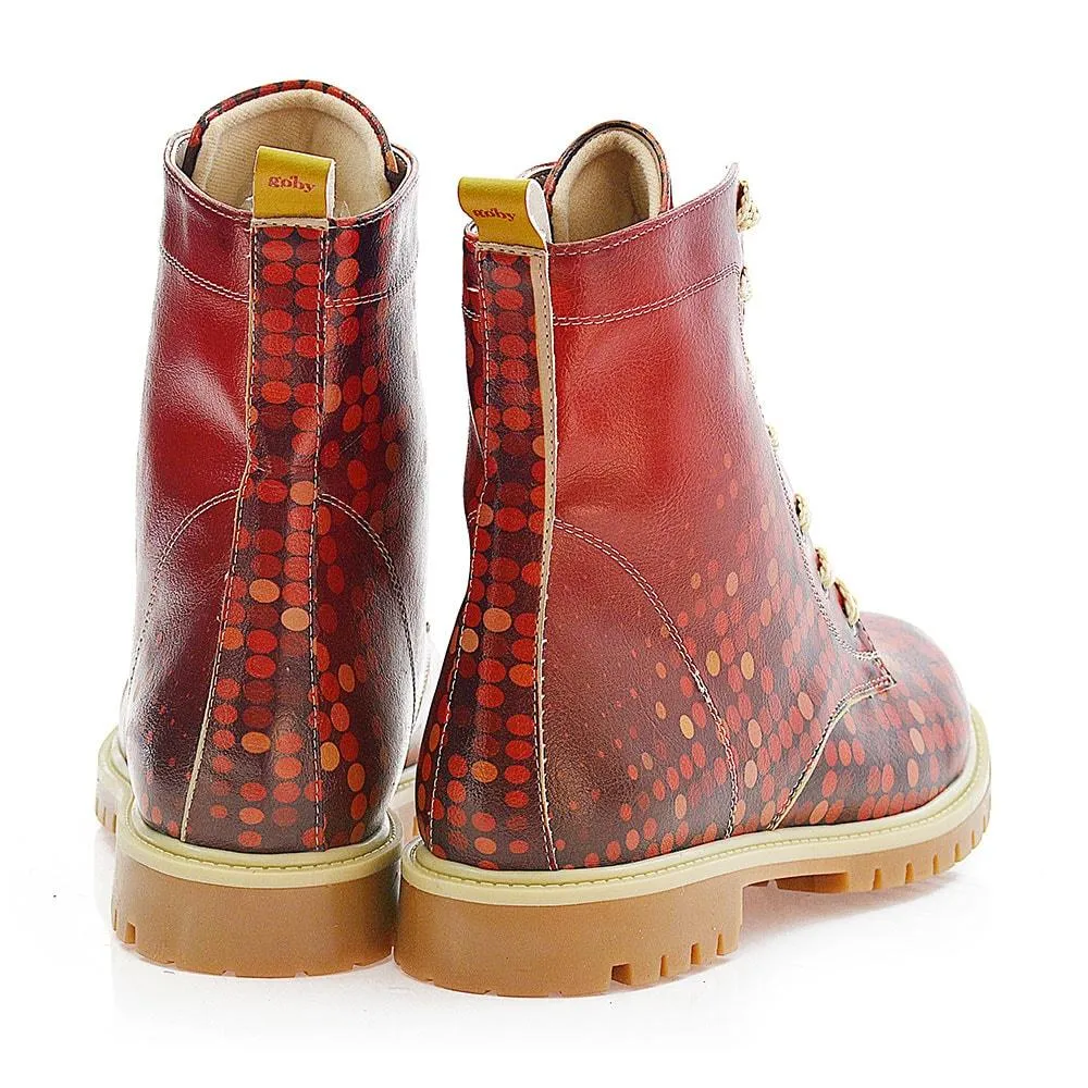 Red Dots Long Boots TMB1019