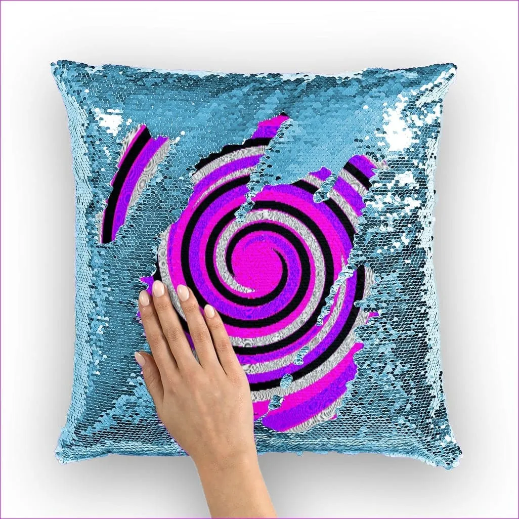 Royal Swirl Home Sequin Cushion Cover  Insert Available