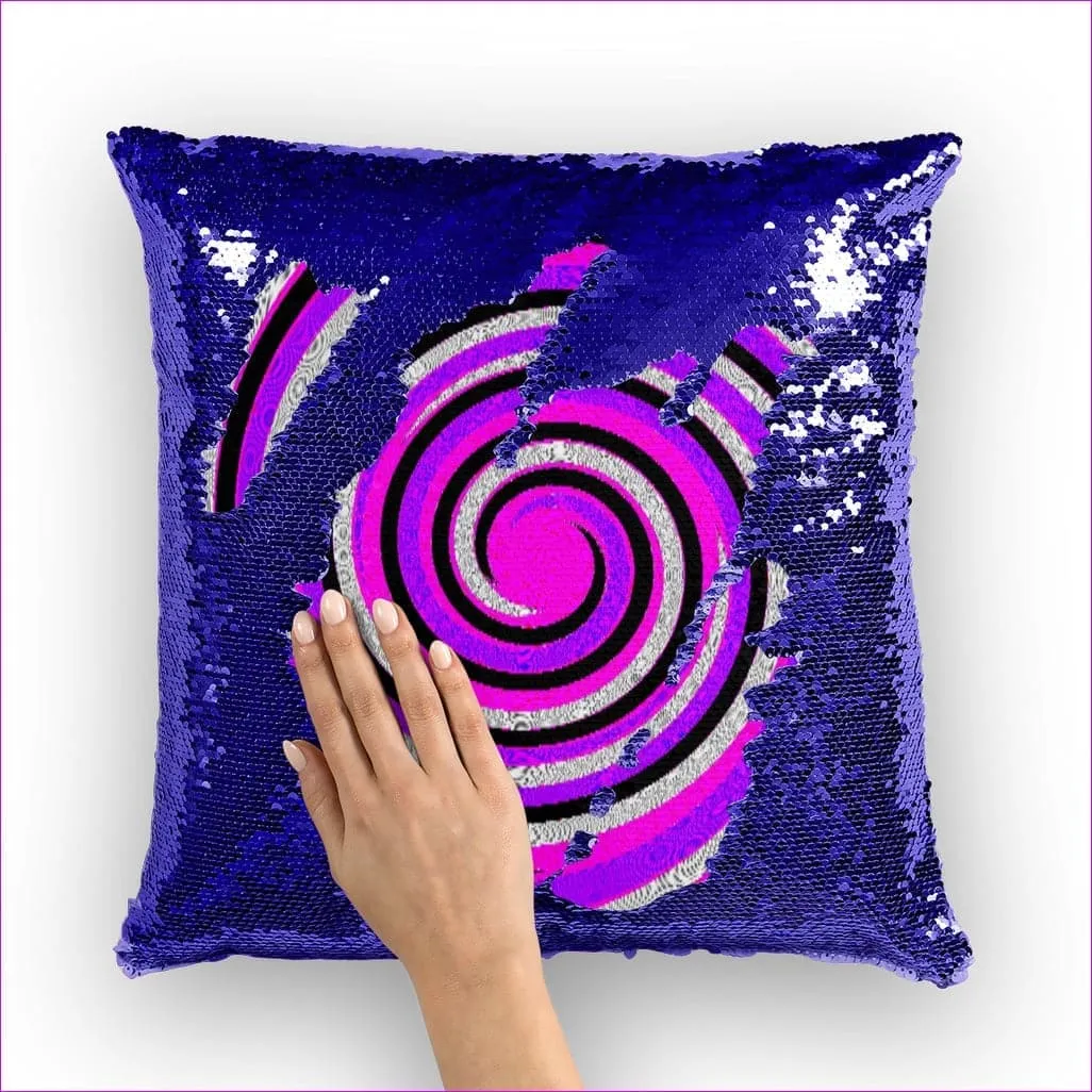 Royal Swirl Home Sequin Cushion Cover  Insert Available