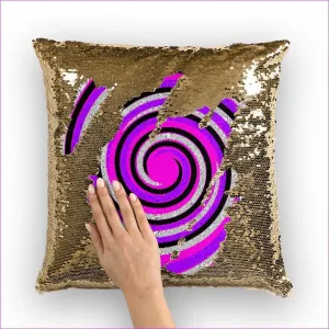 Royal Swirl Home Sequin Cushion Cover  Insert Available