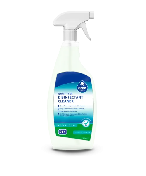 S11 Food Safe Antibacterial Cleaner 750ml Quat Free