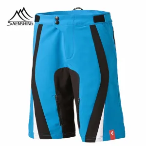 Saenshing Cycling Shorts Men Cube Shorts Bicycle Vtt Adjustable Waist Downhill Mtb Mountain Bike Short Pants Sport Brand Bermuda