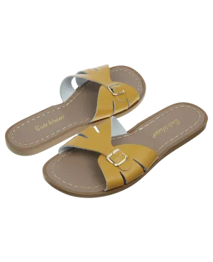 Salt-water sandals classic slide mustard