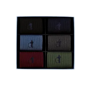 Simply Sartorial Socks - 6 Pair Gift Box