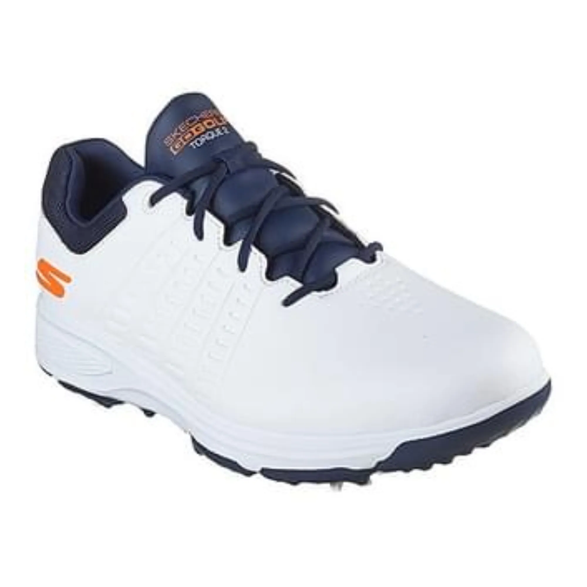 Skechers Go Golf Torque 2 Spiked Golf Shoes 214027 - White Orange