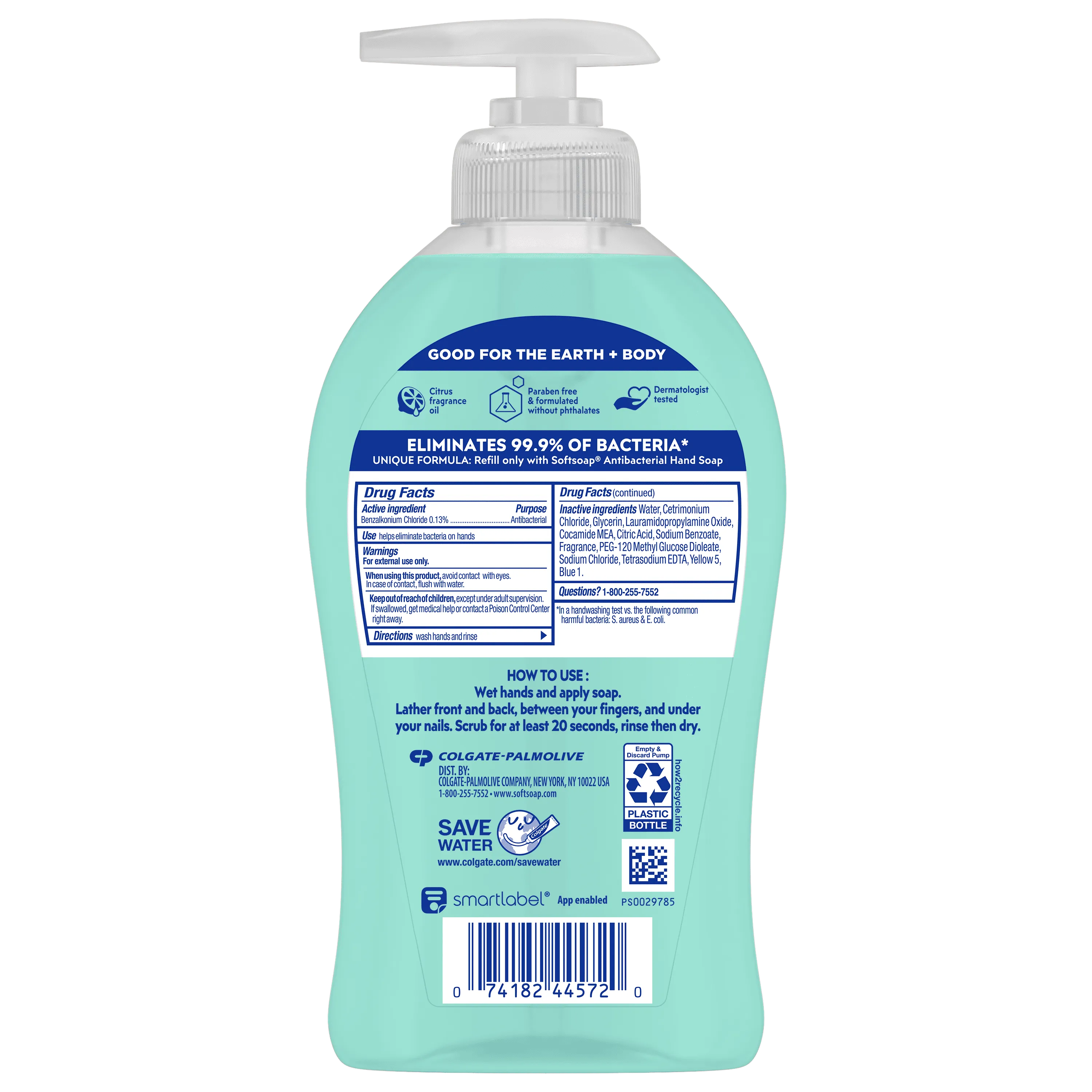 Softsoap Antibacterial Liquid Hand Soap, Fresh Citrus, 11.25 oz