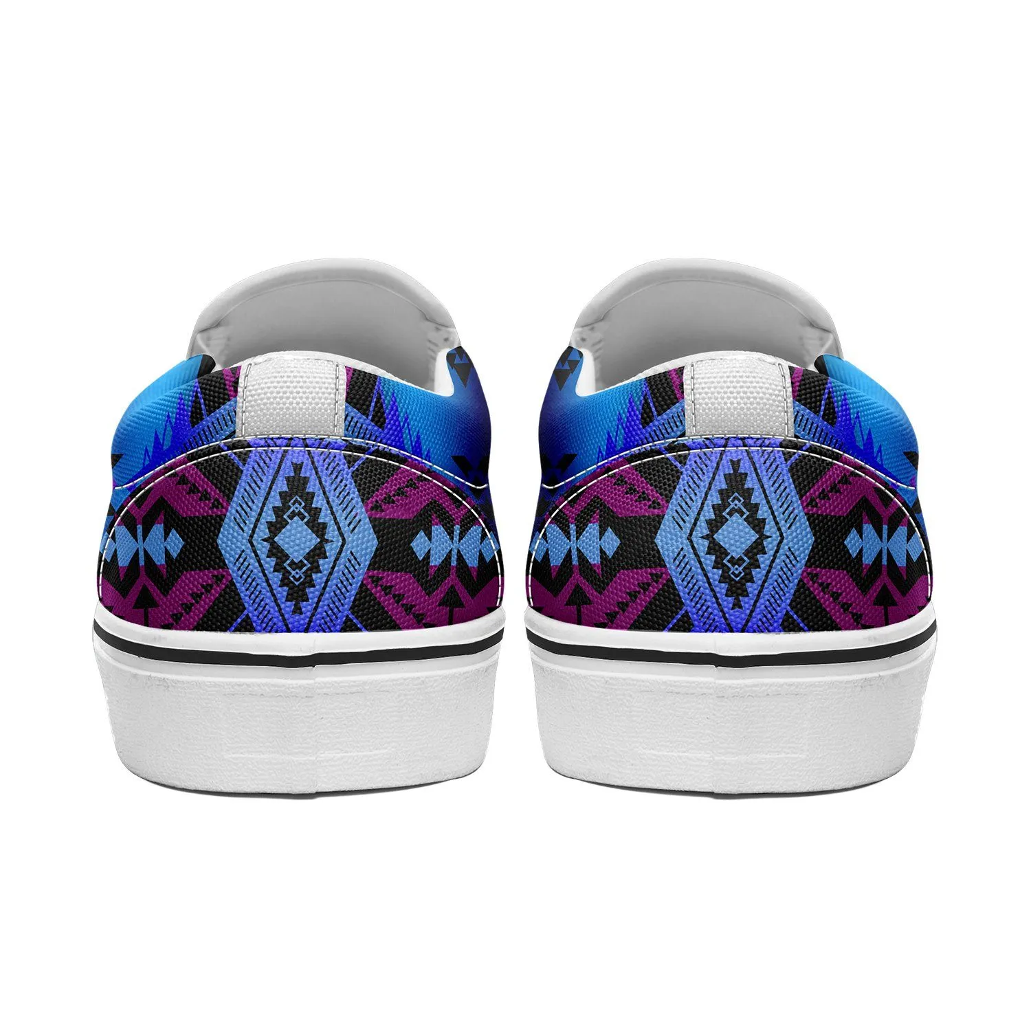 Sovereign Nation Sunset Otoyimm Kid's Canvas Slip On Shoes