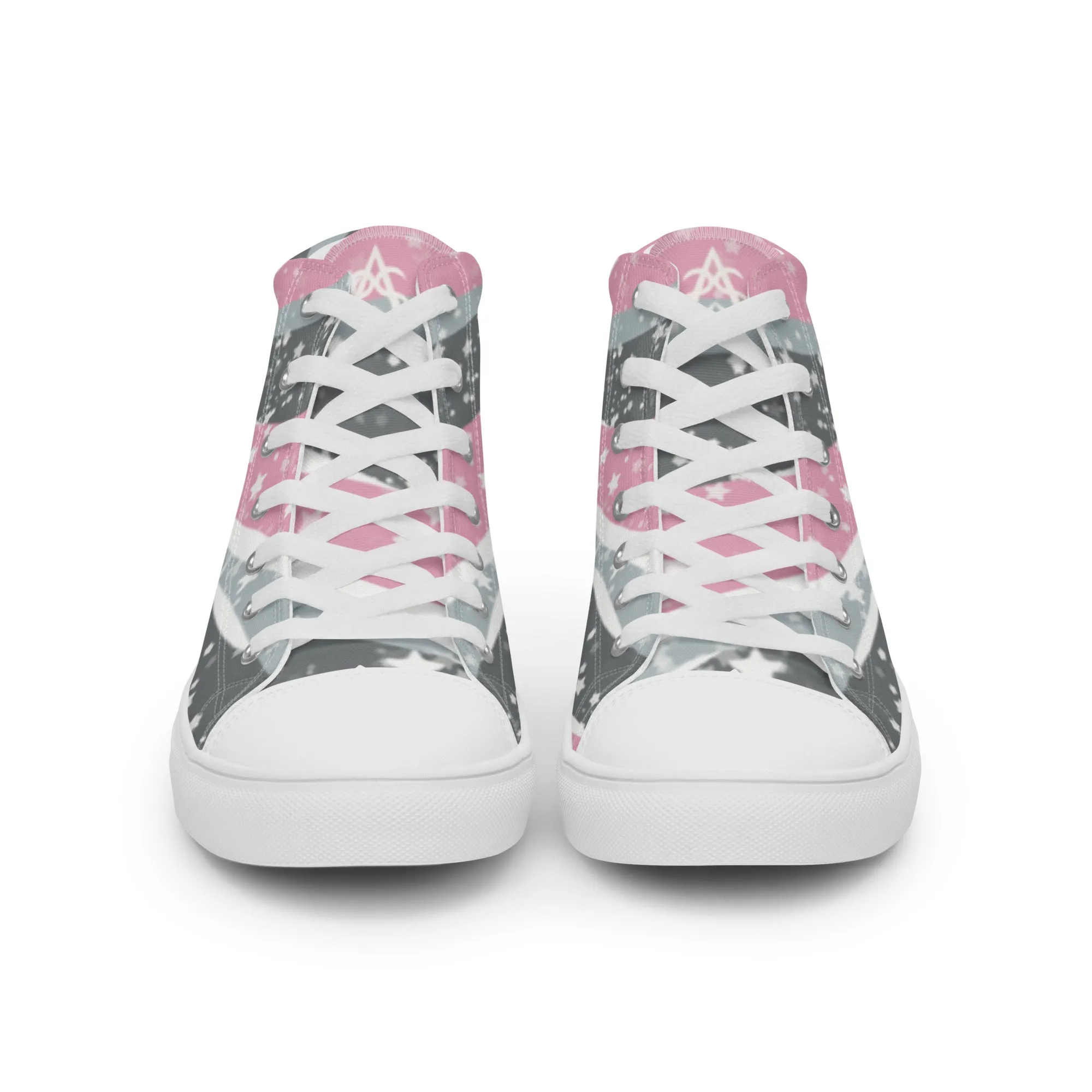 Starry Demigirl High Top Canvas Shoes (Fem Sizing)