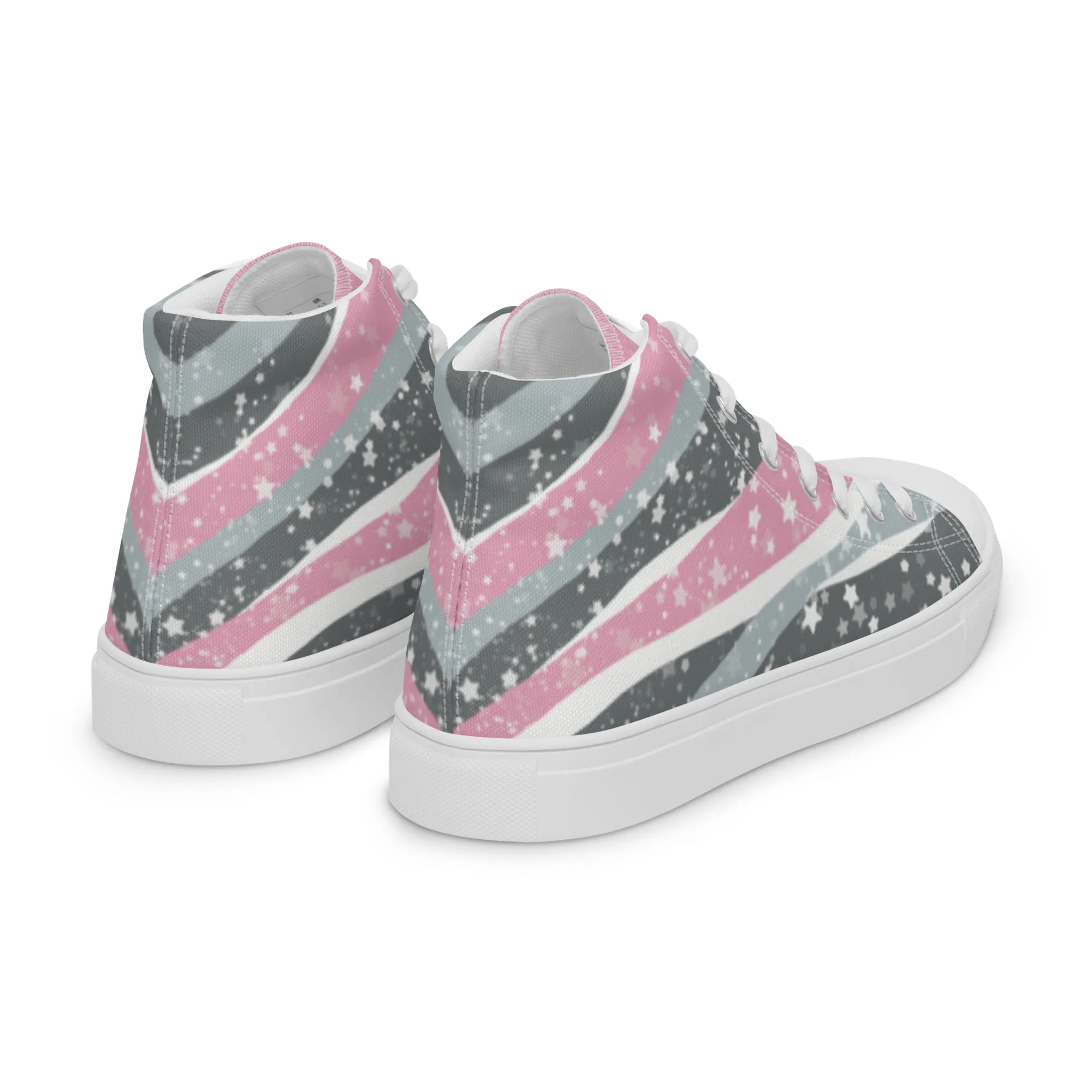 Starry Demigirl High Top Canvas Shoes (Fem Sizing)