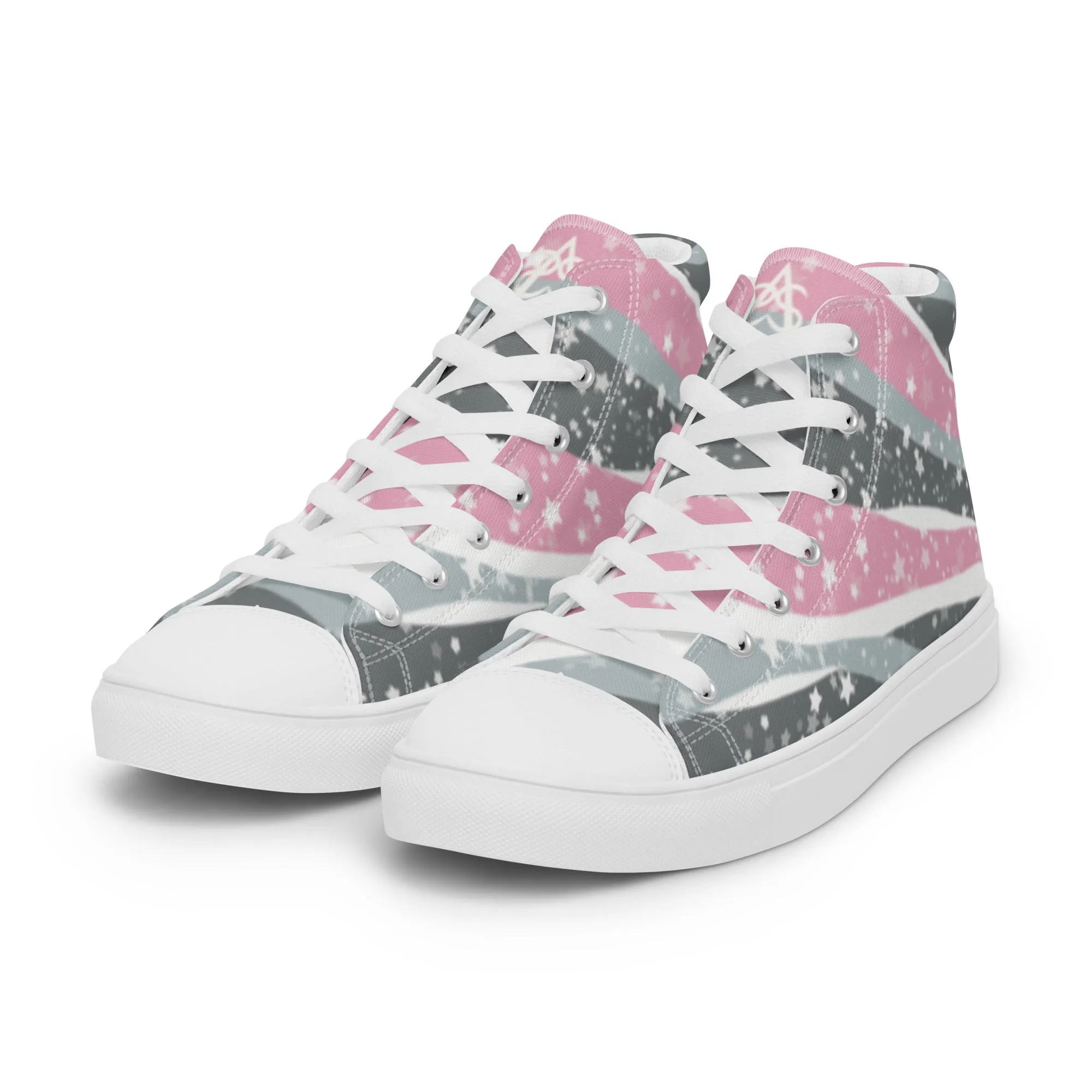 Starry Demigirl High Top Canvas Shoes (Fem Sizing)