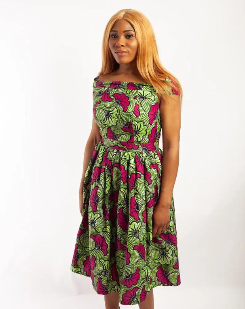 Summer Dresses made with Ankara Print Fabric