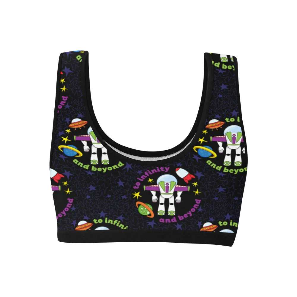 To Infinity And Beyond Women's Athletic Sports Bra