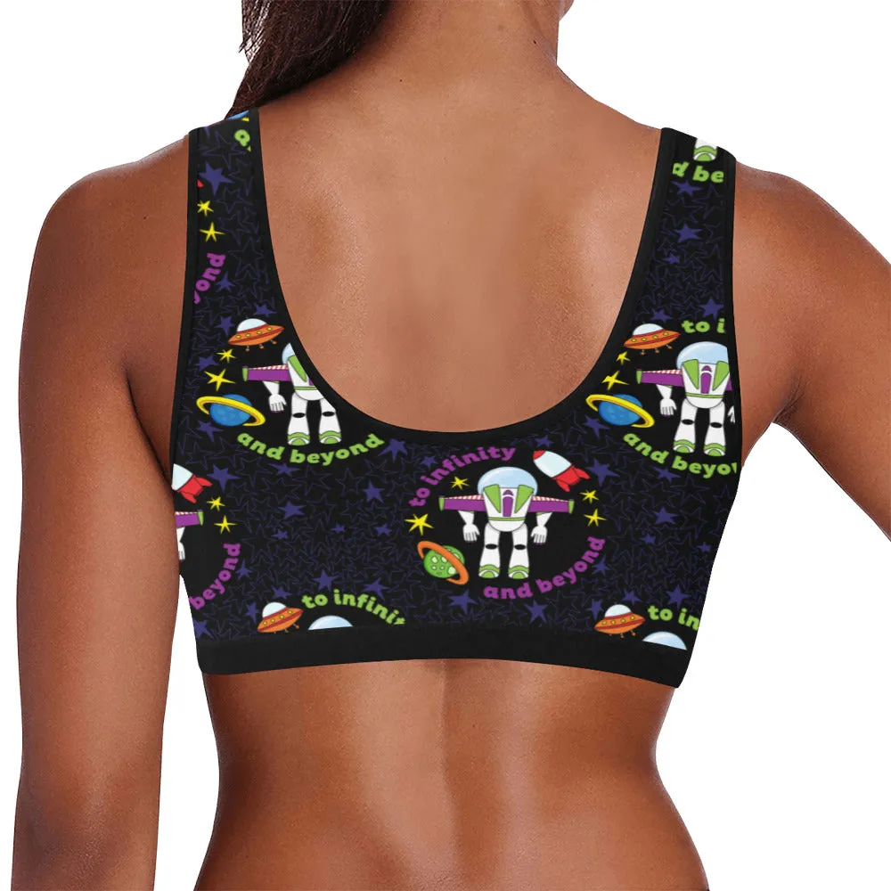 To Infinity And Beyond Women's Athletic Sports Bra