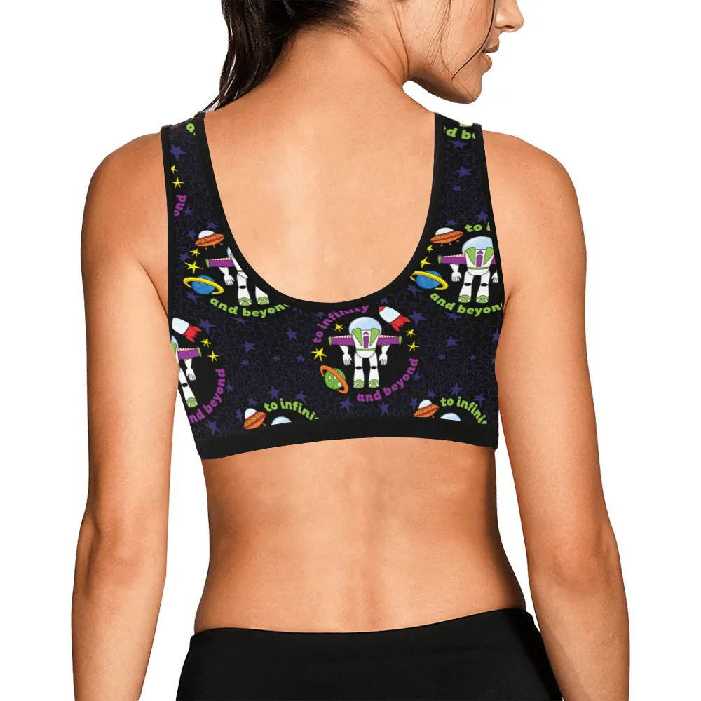 To Infinity And Beyond Women's Athletic Sports Bra