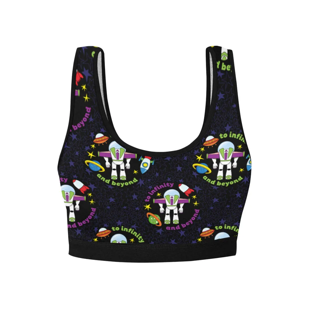 To Infinity And Beyond Women's Athletic Sports Bra