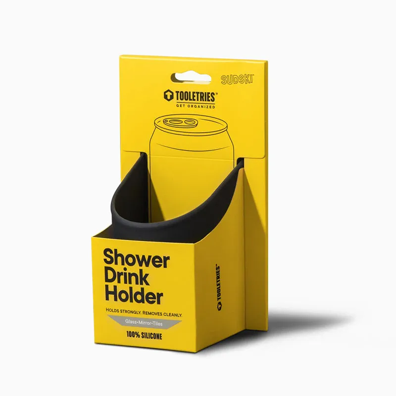 Tooletries - Shower Drink Holder, Charcoal