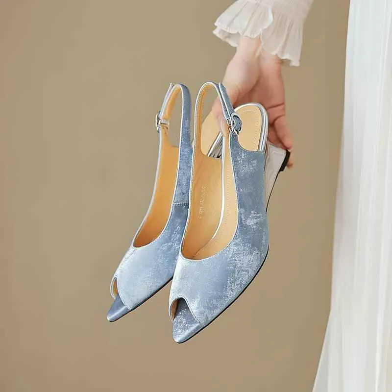 TSS49 Handmade Leather Pumps - Women's Casual Shoes