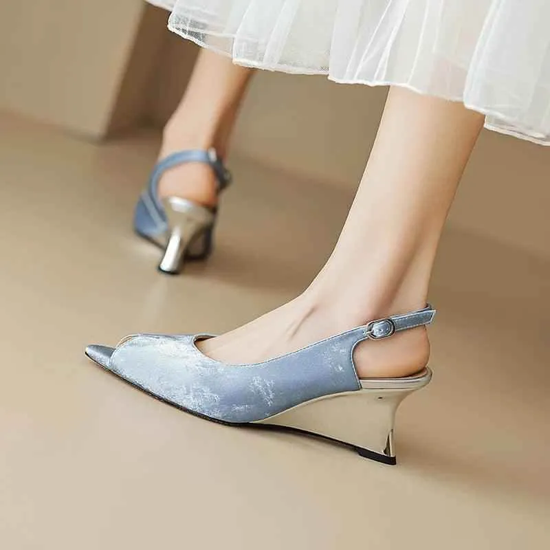 TSS49 Handmade Leather Pumps - Women's Casual Shoes