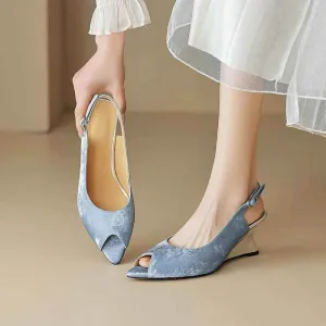 TSS49 Handmade Leather Pumps - Women's Casual Shoes