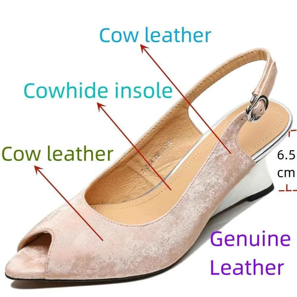 TSS49 Handmade Leather Pumps - Women's Casual Shoes