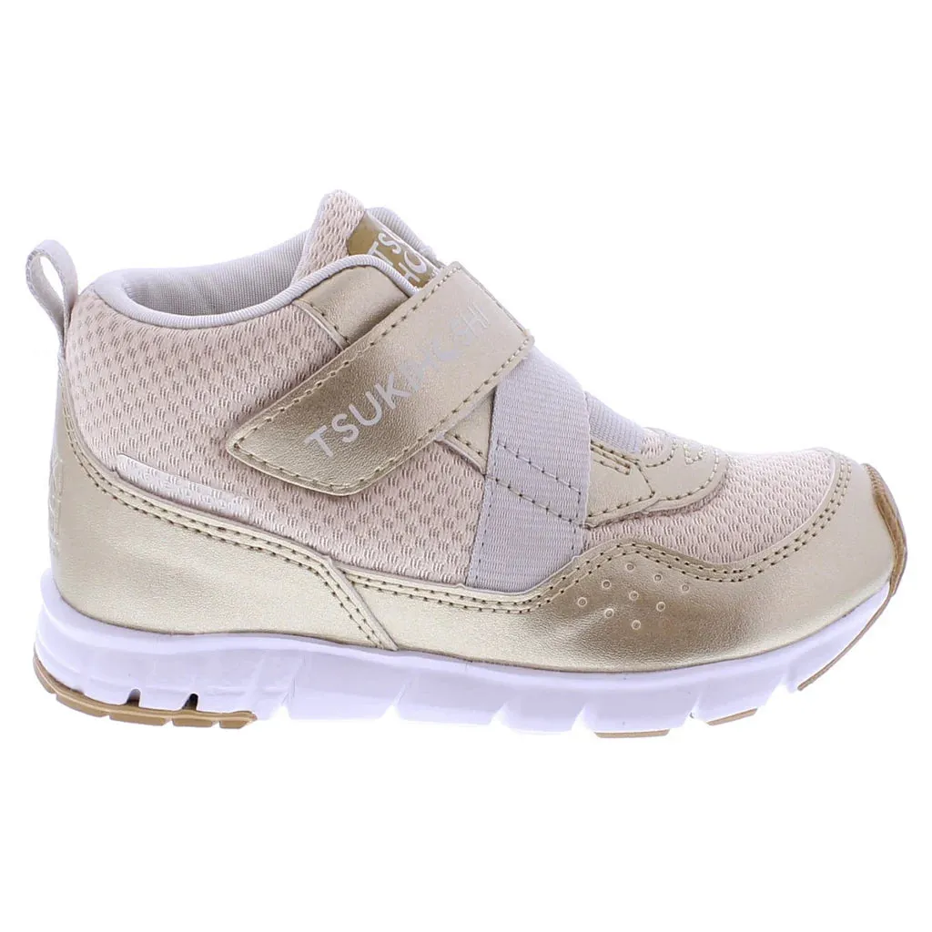 Tsukihoshi Youth (Sizes 1.5-5) Tokyo Waterproof Sneaker - Gold/Champagne