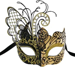 Ubauta Masquerade Mask For Women Venetian Mask/Halloween/Party/Ball Prom/Mardi Gras/Wedding/Wall Decoration (Purple Butterfly)