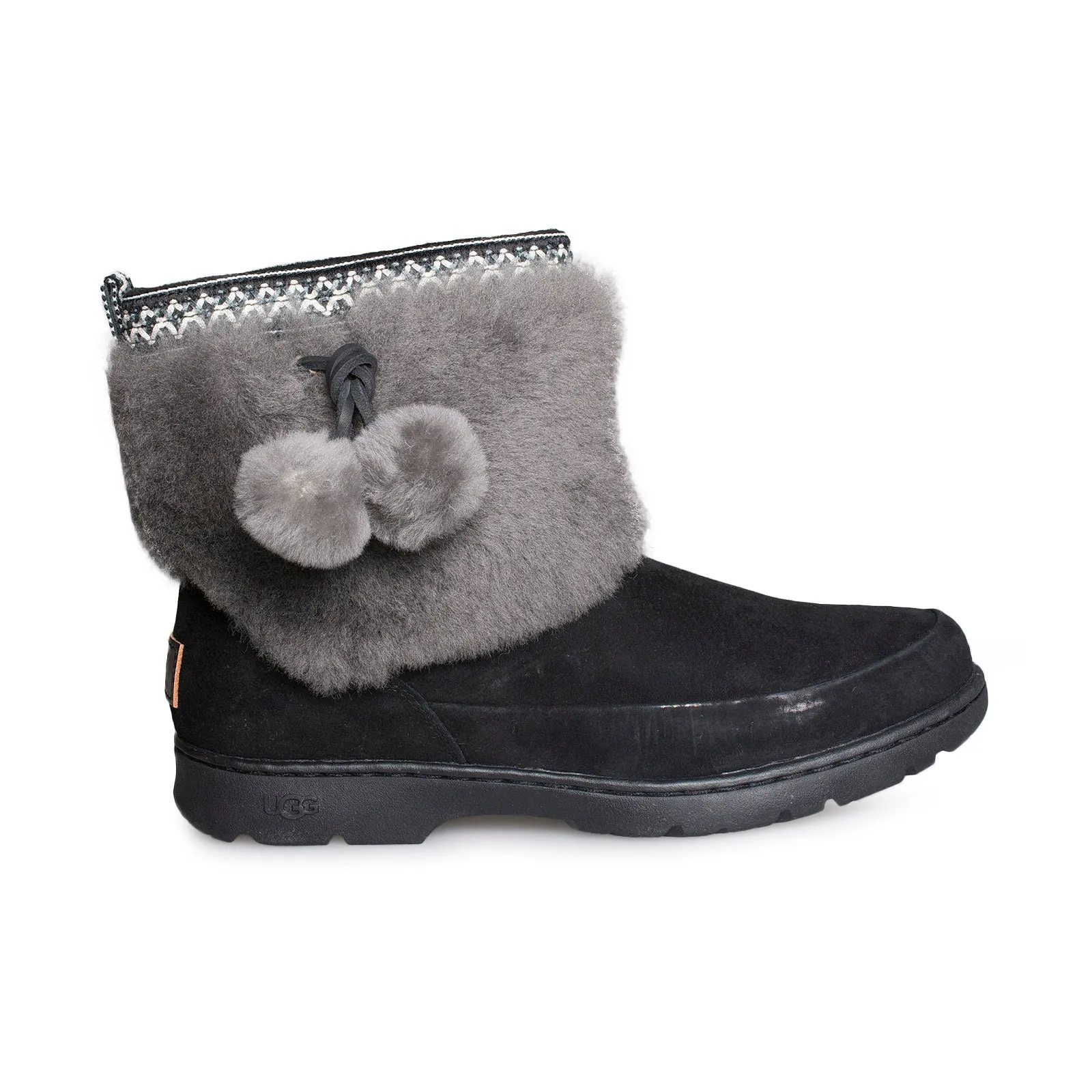 UGG Brie Black Boots - Women's