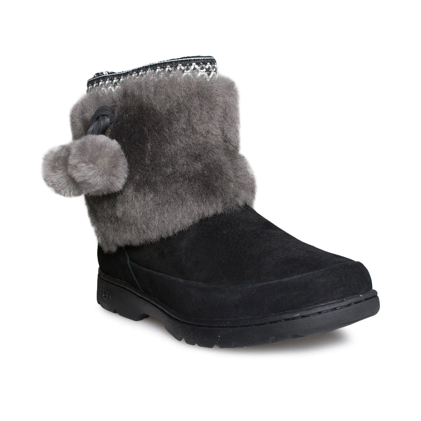 UGG Brie Black Boots - Women's