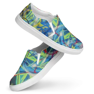 Unisex Slip-on Canvas Shoes | STAYLACRA Graffiti Edition 1