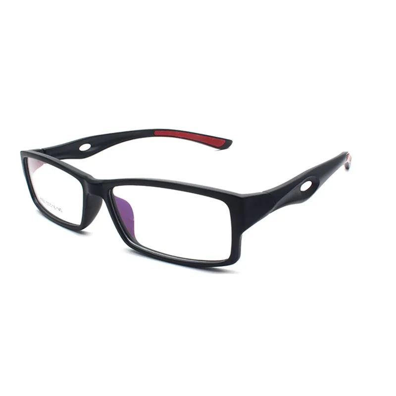 Unisex Sports Plastic Titanium Frame Eyeglasses 6060