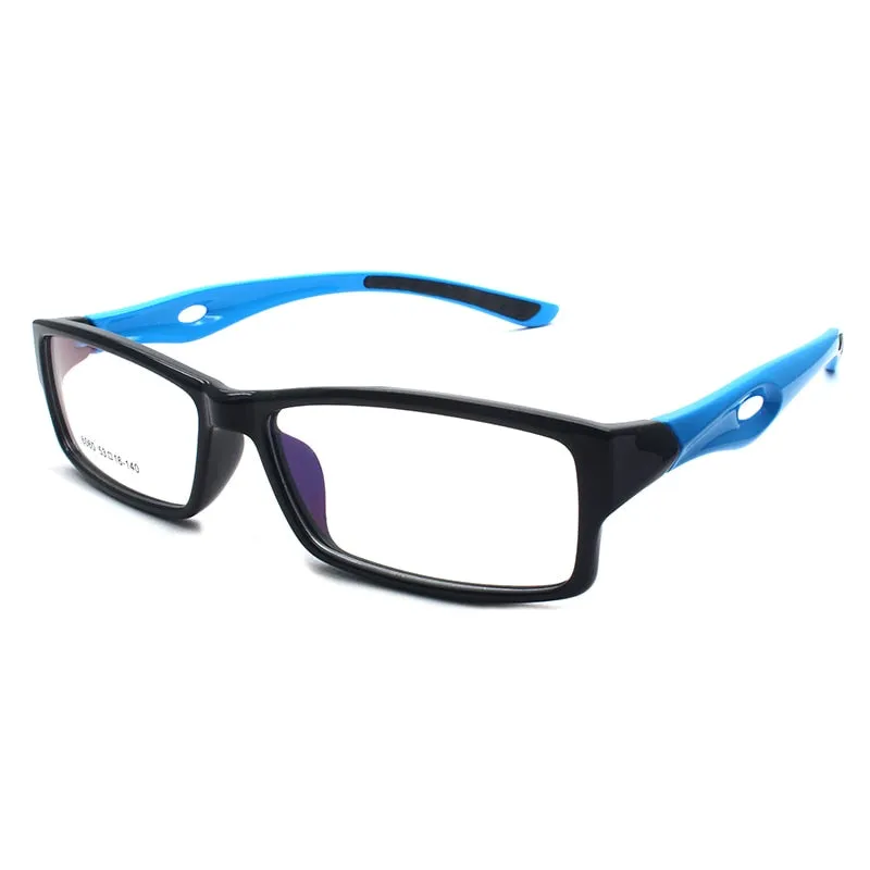 Unisex Sports Plastic Titanium Frame Eyeglasses 6060