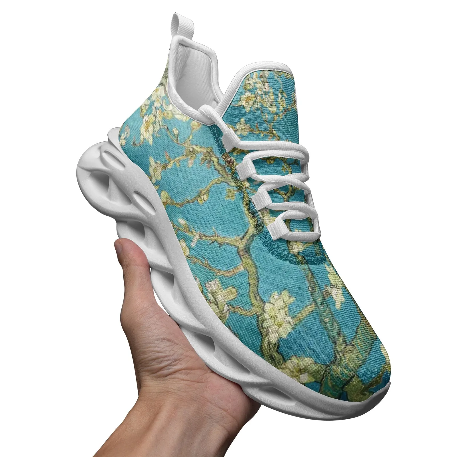 Van Gogh Almond Blossoms Unisex Bounce Mesh Knit Sneakers