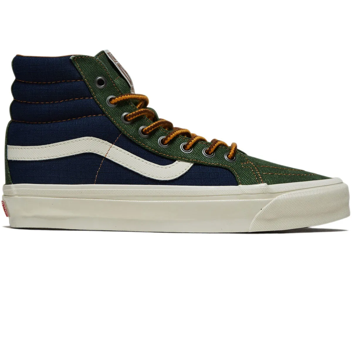 Vans Sk8-hi Reissue 38 MTE Shoes - Salt Wash Navy/Green