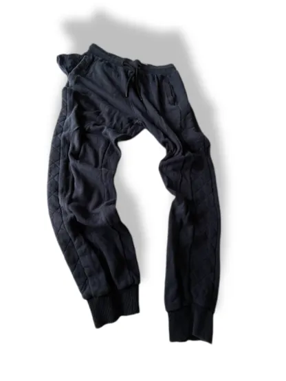 Vintage Nannystate men's blue sweat pant in M| L29 W28| SKU 4782