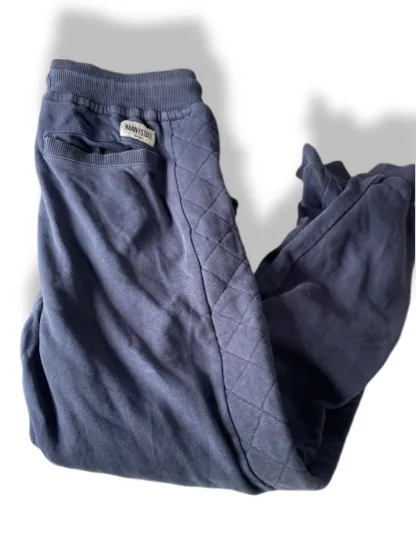 Vintage Nannystate men's blue sweat pant in M| L29 W28| SKU 4782