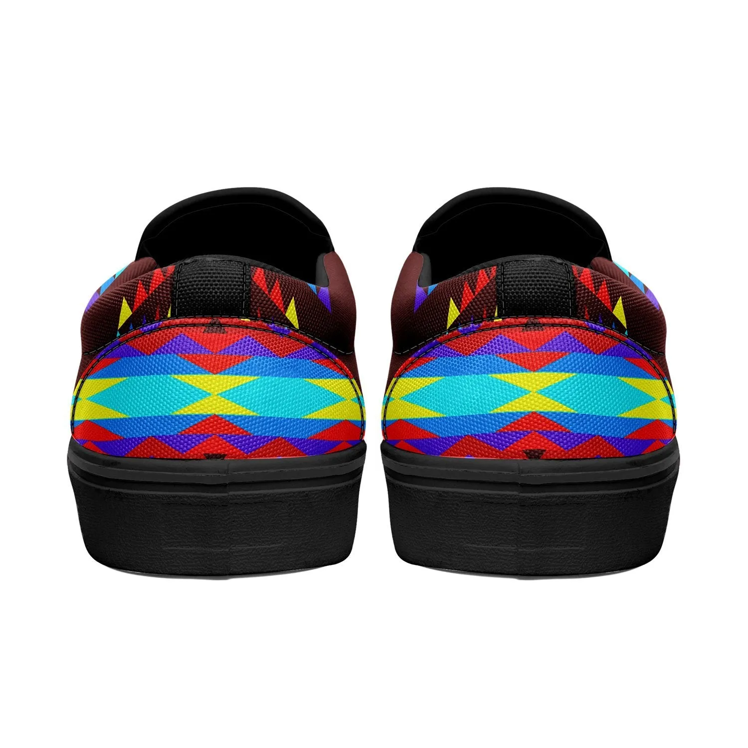 Visions of Lasting Peace Otoyimm Kid's Canvas Slip On Shoes