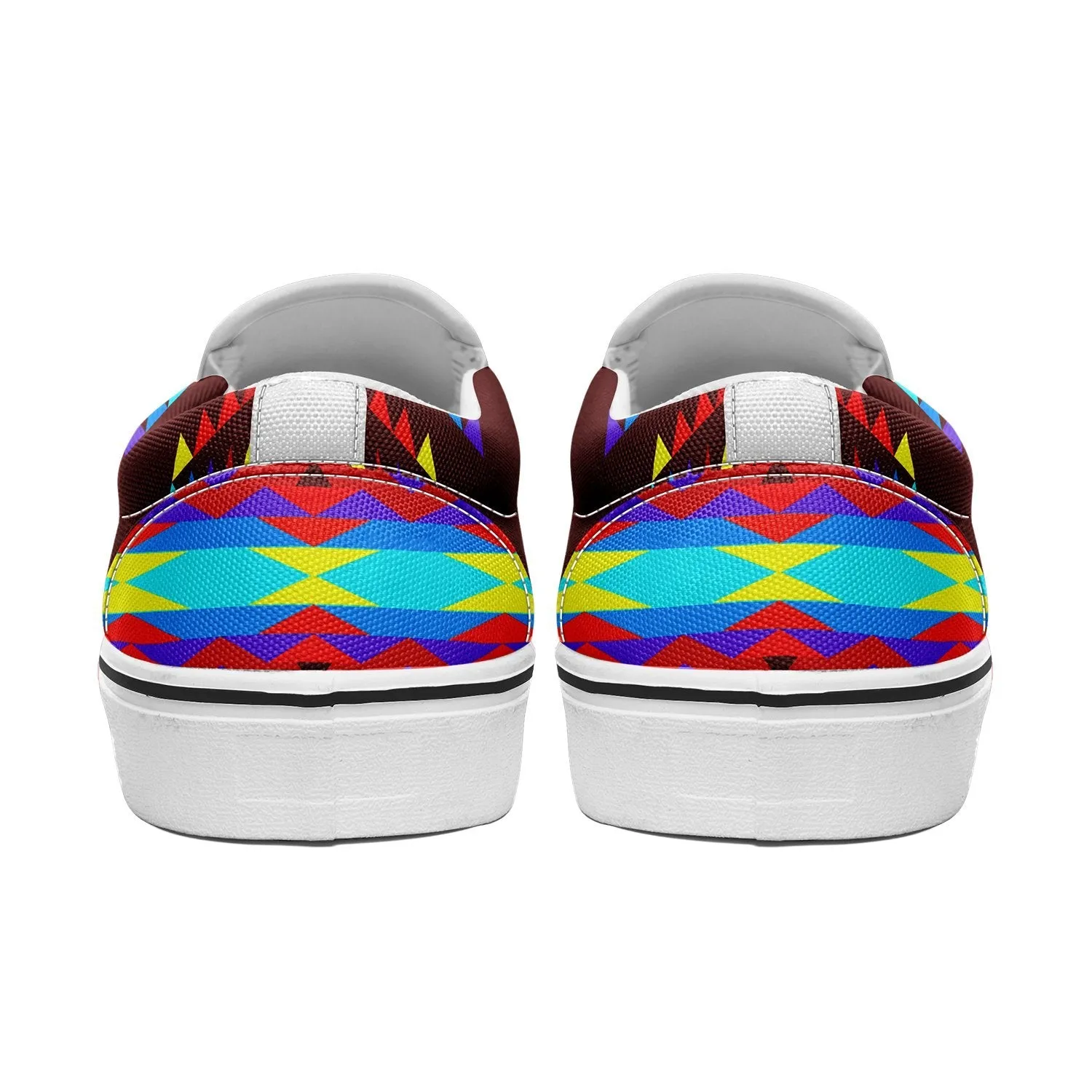 Visions of Lasting Peace Otoyimm Kid's Canvas Slip On Shoes