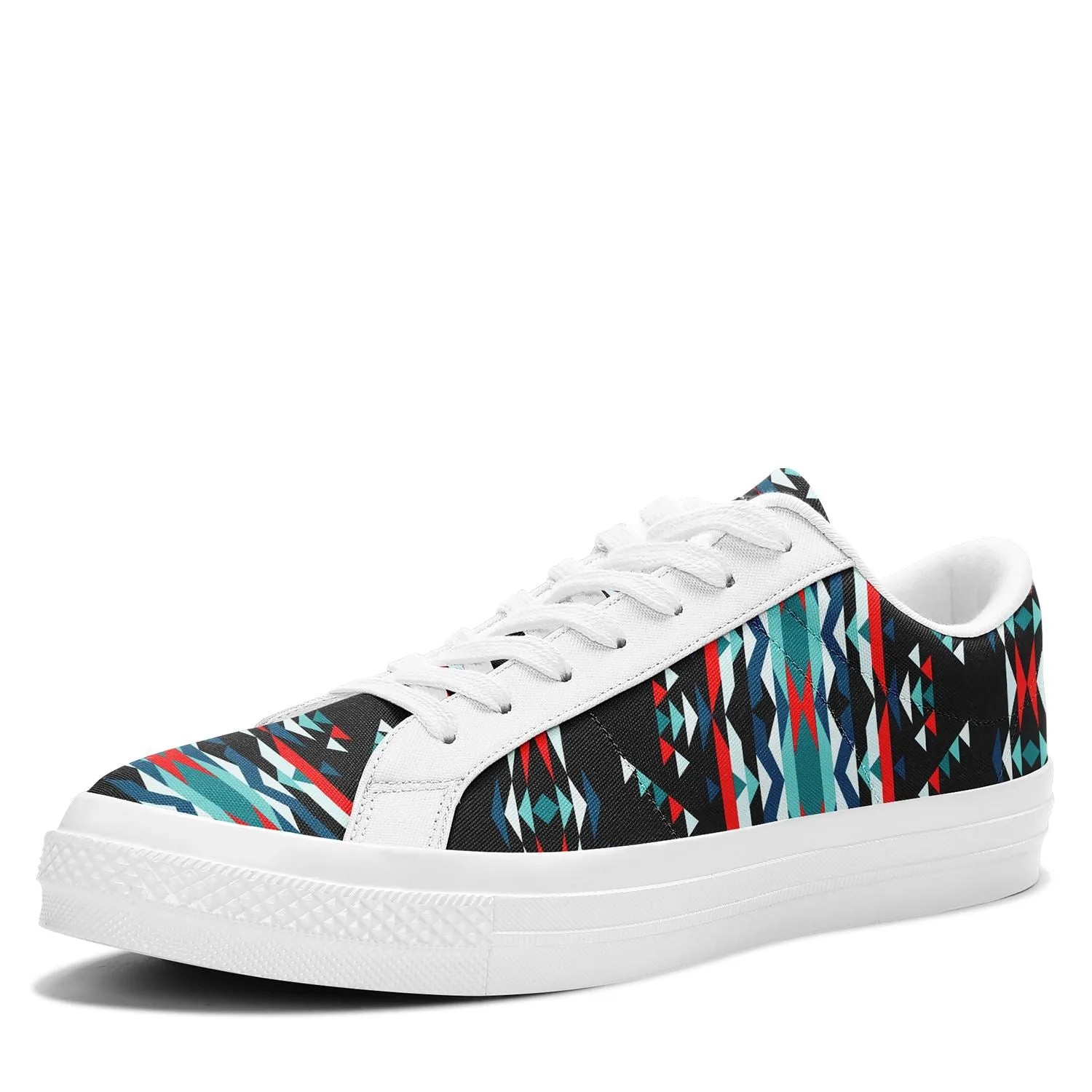 Visions of Peaceful Nights Aapisi Low Top Canvas Shoes White Sole