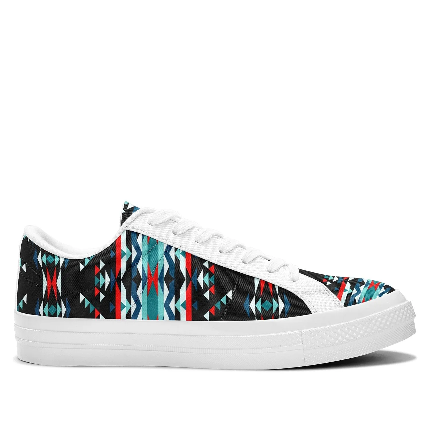 Visions of Peaceful Nights Aapisi Low Top Canvas Shoes White Sole