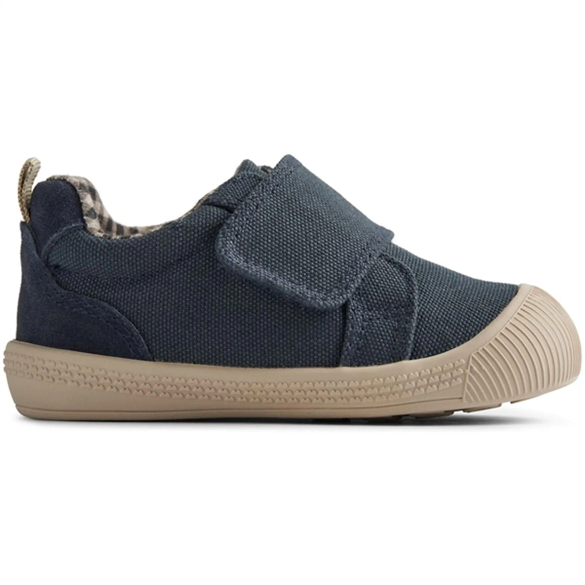 Wheat Shoe Prewalker Velcro Kei Navy