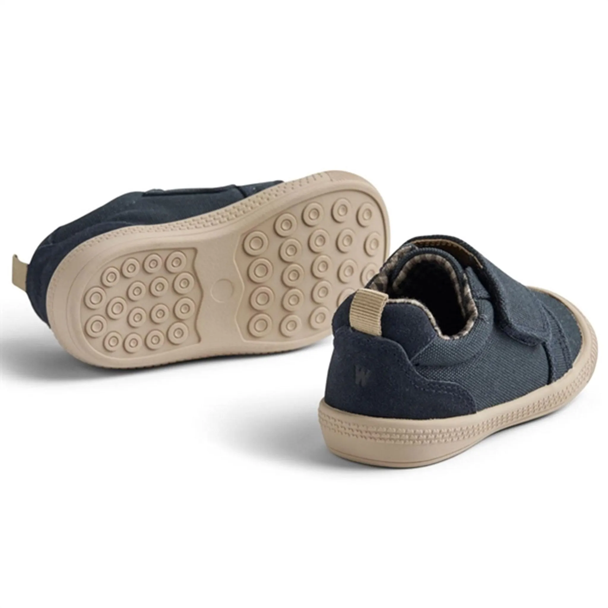 Wheat Shoe Prewalker Velcro Kei Navy