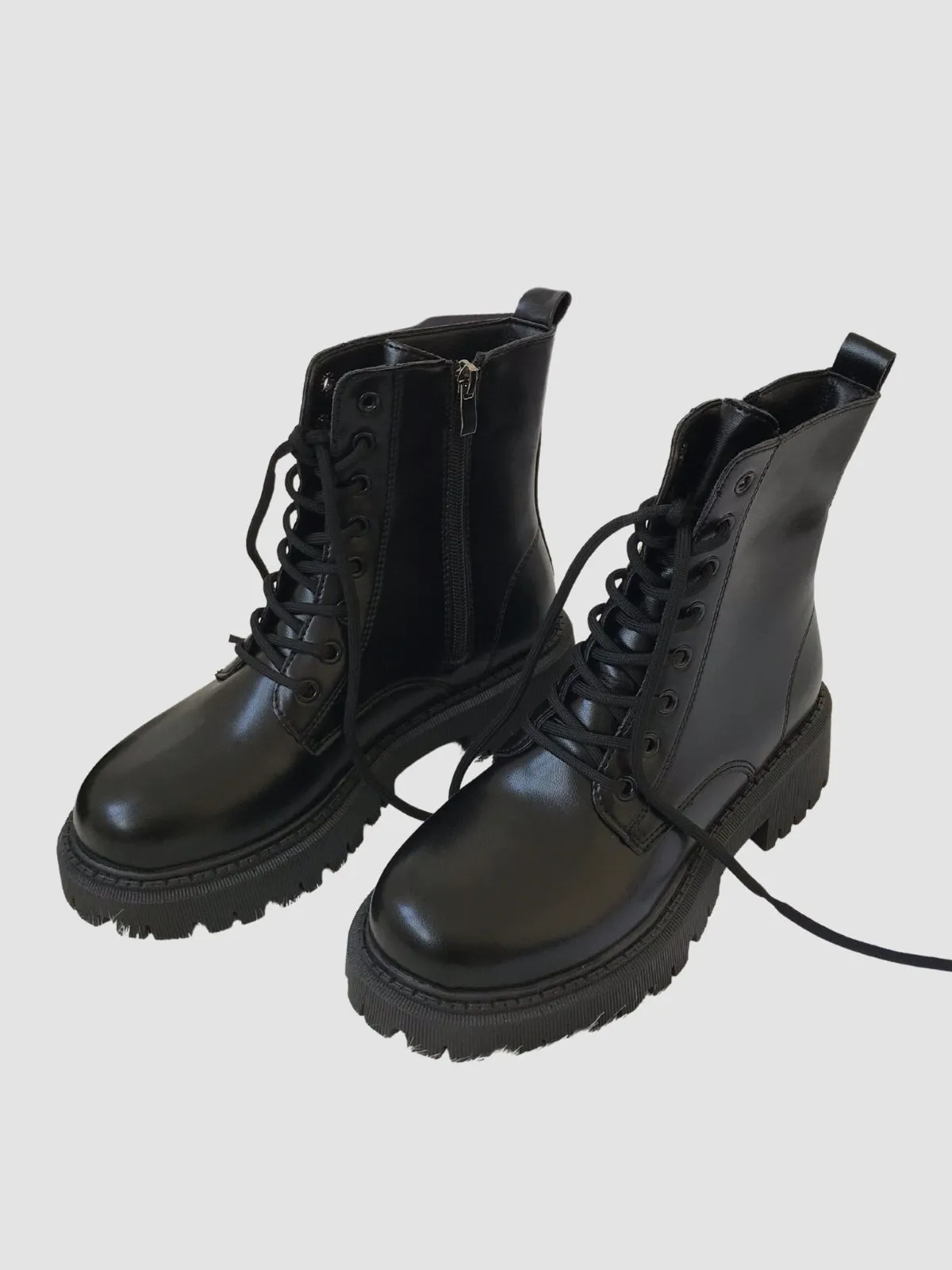 WLS British Retro Slim Leather Boots