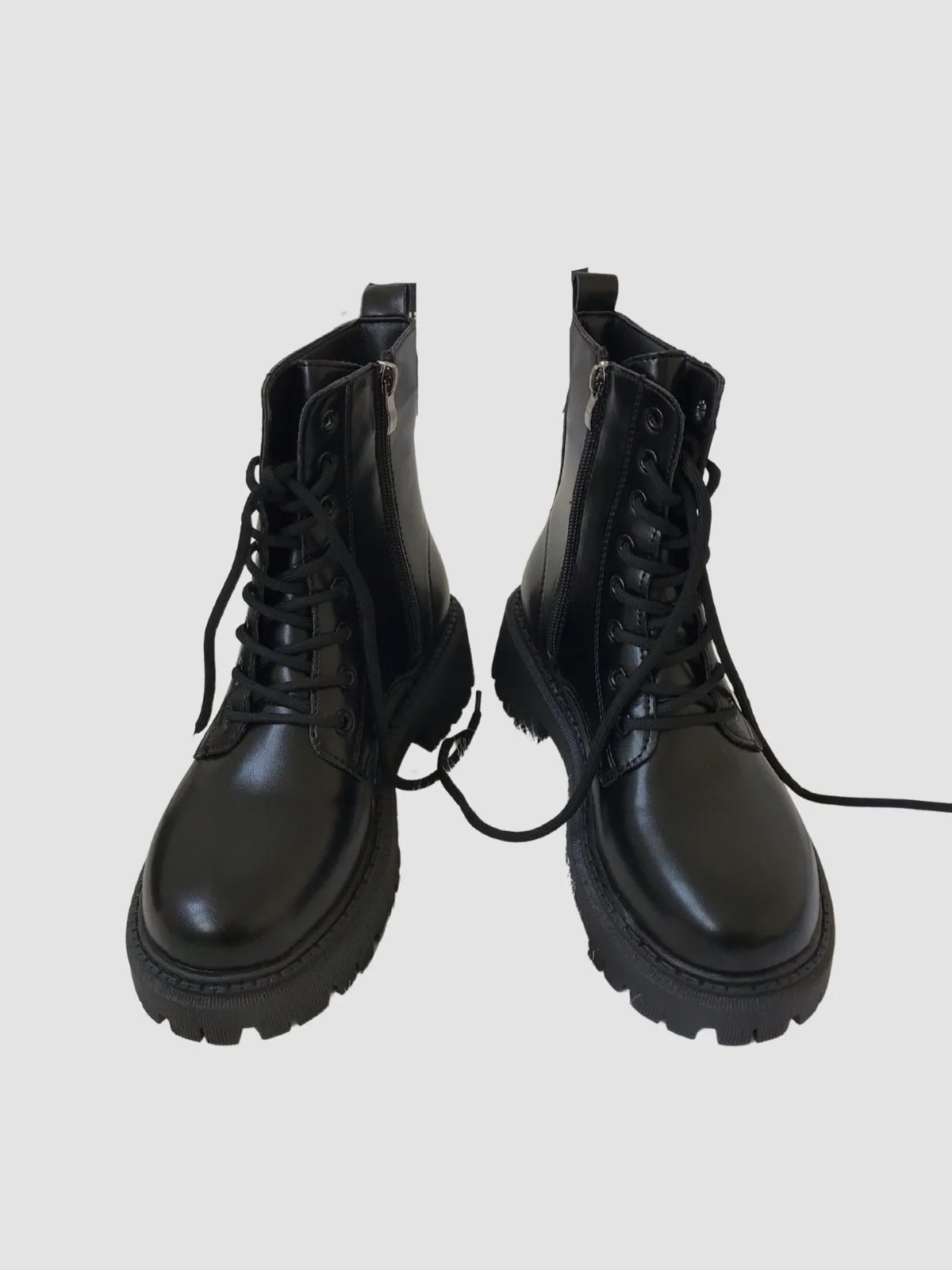 WLS British Retro Slim Leather Boots