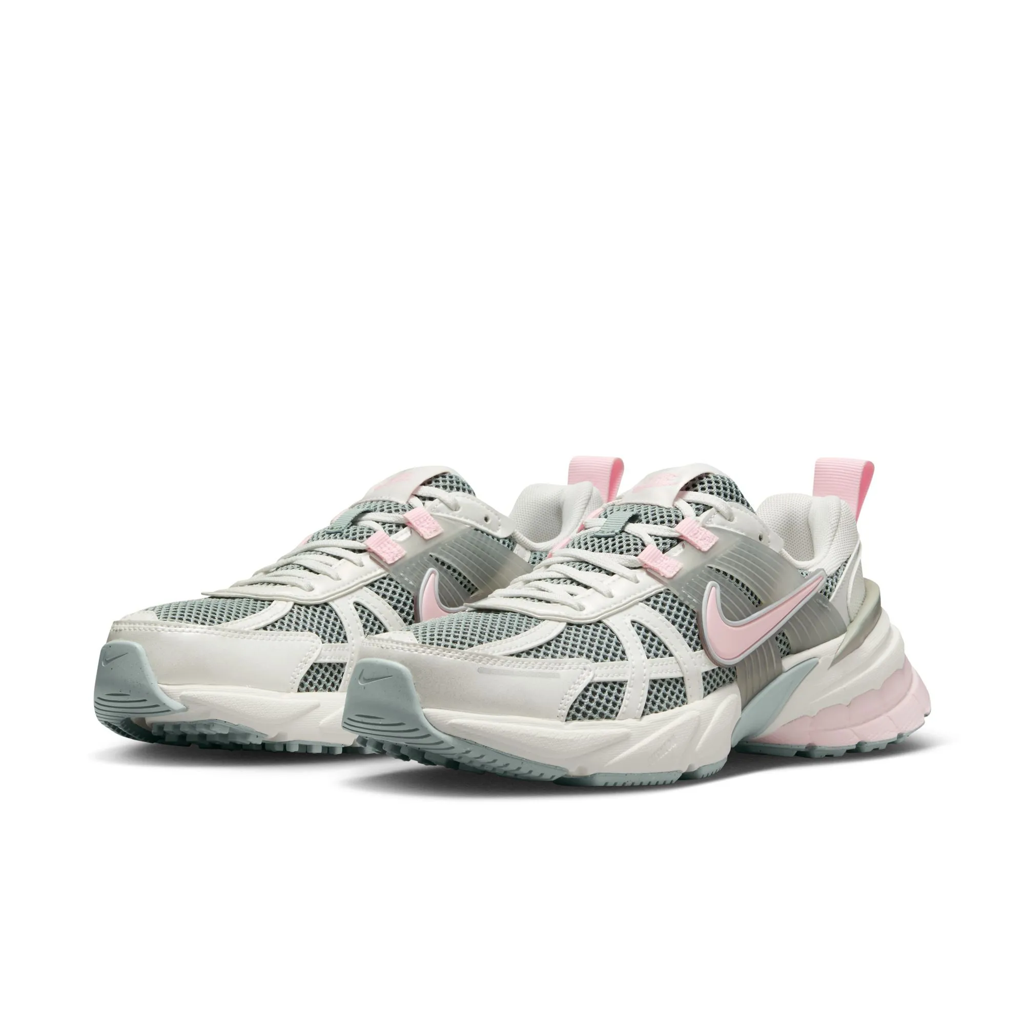 WOMENS NIKE V2K RUN (LIGHT PUMICE/PINK FOAM)