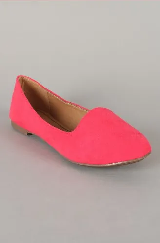 Women's Slip On Suede Ballerina Flat Shoes Jolene-01