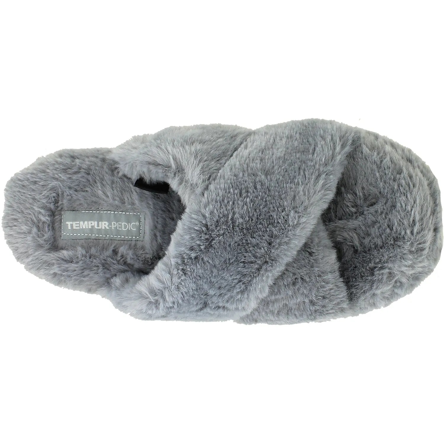 Women's Tempur-Pedic Sloann Grey Faux Fur