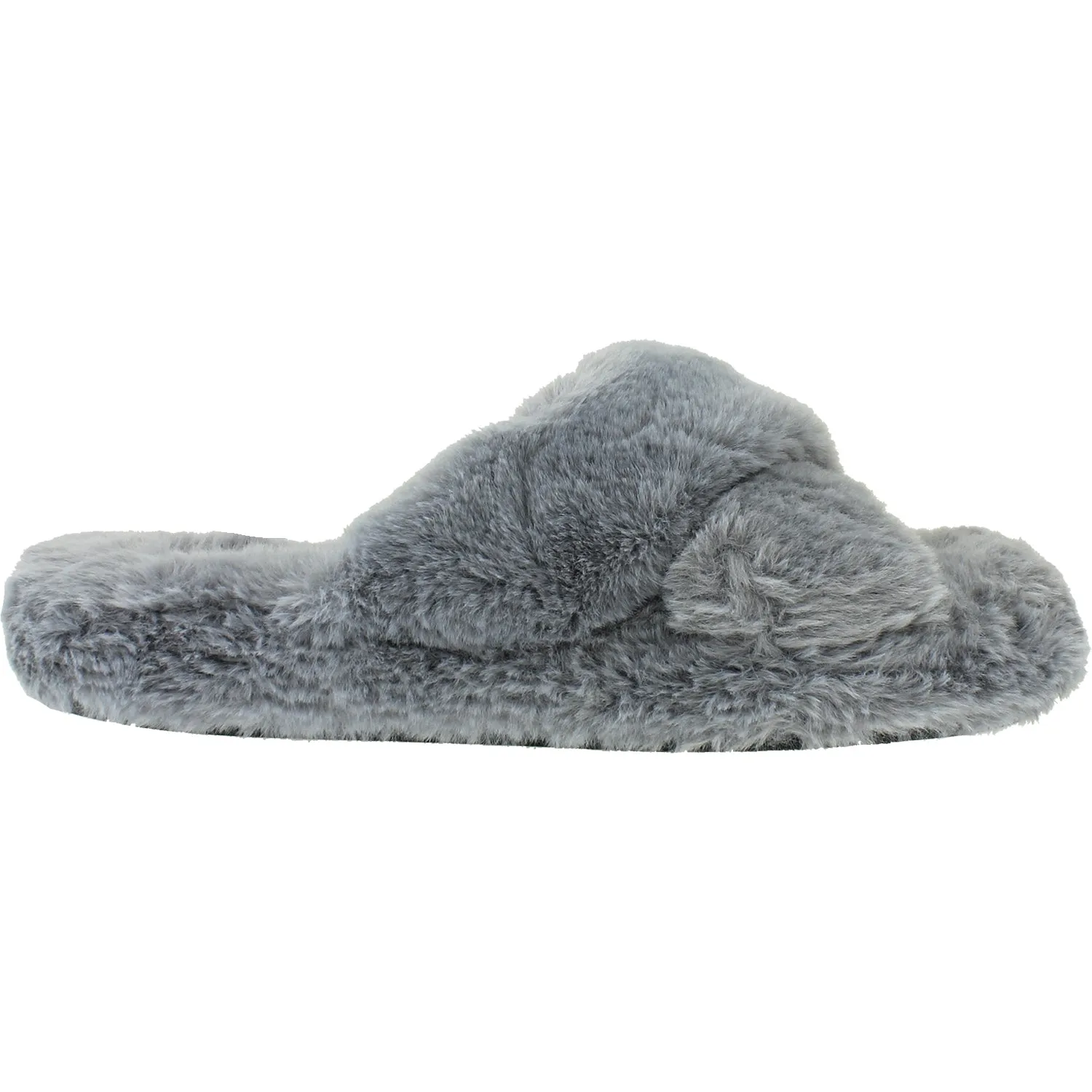 Women's Tempur-Pedic Sloann Grey Faux Fur